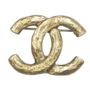 Pre-owned Fabric brooches Chanel Vintage , Yellow , Dames