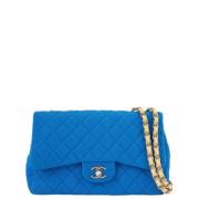 Pre-owned Fabric chanel-bags Chanel Vintage , Blue , Dames