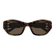 Cat-eye Tortoise Zonnebril met Bruine Lens Balenciaga , Brown , Dames