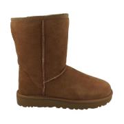 Dames Classic Short II Kamelenkleurige Schapenleren Laarzen UGG , Brow...