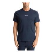 Effen Logo T-shirt Michael Kors , Blue , Heren