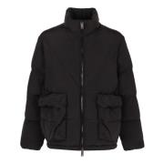 Bomberjack in Technische Stof met Donsvulling Emporio Armani , Black ,...