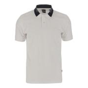 Katoenen poloshirt met logo Hugo Boss , White , Heren