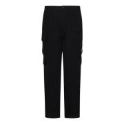 Zwarte Cargo Broek Op Maat C.p. Company , Black , Heren