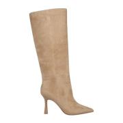 Scherpe neus hoge hak laars Alma EN Pena , Beige , Dames