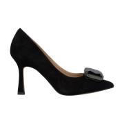 Hoge hak met detail Alma EN Pena , Black , Dames