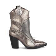 Enkellaarzen met studs en details Alma EN Pena , Gray , Dames