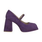 Plateauhak met gesp Alma EN Pena , Purple , Dames