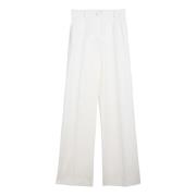 Regular Fit Broek Dolce & Gabbana , White , Dames