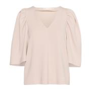 Ruche Blouse Top & T-Shirt Haze InWear , Pink , Dames