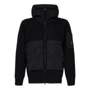 Zwarte Zip-Up Sweater Aw24 C.p. Company , Black , Heren