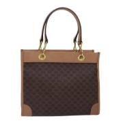 Pre-owned Canvas handbags Celine Vintage , Brown , Dames