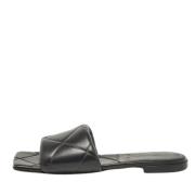 Pre-owned Leather flats Bottega Veneta Vintage , Black , Dames