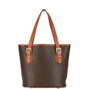 Pre-owned Canvas celine-bags Celine Vintage , Brown , Dames