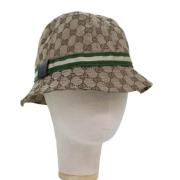 Pre-owned Fabric hats Gucci Vintage , Brown , Dames