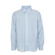 Kent Kraag Shirt Regular Fit Nn07 , Blue , Heren