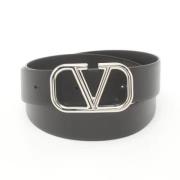 Pre-owned Leather belts Valentino Vintage , Black , Dames