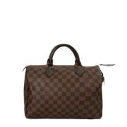 Pre-owned Canvas handbags Louis Vuitton Vintage , Brown , Dames