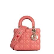 Pre-owned Leather dior-bags Dior Vintage , Pink , Dames