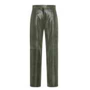 Cargo Suède Broek Hagedisprint Forte Forte , Green , Dames