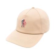 Canvas Cap met Grenoble Branding Moncler , Beige , Unisex