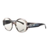 Pre-owned Plastic sunglasses Chanel Vintage , Gray , Dames