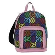 Pre-owned Canvas backpacks Gucci Vintage , Multicolor , Dames