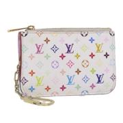 Pre-owned Canvas wallets Louis Vuitton Vintage , White , Dames