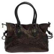 Pre-owned Leather shoulder-bags Fendi Vintage , Black , Dames