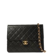 Pre-owned Fabric chanel-bags Chanel Vintage , Black , Dames