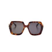 Fe40139I 53A Sunglasses Fendi , Brown , Dames