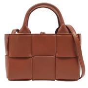 Pre-owned Leather totes Bottega Veneta Vintage , Brown , Dames