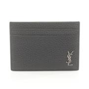 Pre-owned Leather wallets Yves Saint Laurent Vintage , Black , Heren