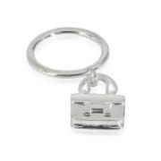 Pre-owned Silver rings Hermès Vintage , Gray , Dames