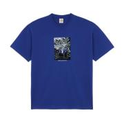 Blauw Katoen Rider Tee Lente/Zomer 2024 Polar Skate Co. , Blue , Heren