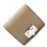 Pre-owned Leather wallets Fendi Vintage , Gray , Dames