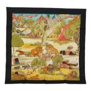 Pre-owned Silk scarves Hermès Vintage , Multicolor , Dames