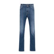 Donkere Denim Slim Fit Jeans Jacob Cohën , Blue , Heren