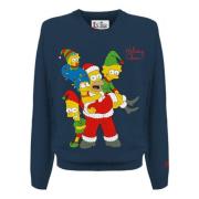 Simpsons Cheers Ronde Hals Sweater MC2 Saint Barth , Multicolor , Here...