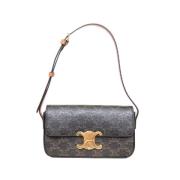 Pre-owned Canvas celine-bags Celine Vintage , Brown , Dames