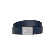 Omkeerbare Navy Riem Griffin Stijl Emporio Armani EA7 , Blue , Unisex