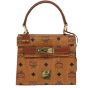 Pre-owned Canvas handbags MCM Pre-owned , Brown , Dames