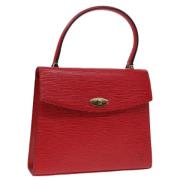 Pre-owned Leather louis-vuitton-bags Louis Vuitton Vintage , Red , Dam...