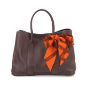 Pre-owned Leather handbags Hermès Vintage , Brown , Dames