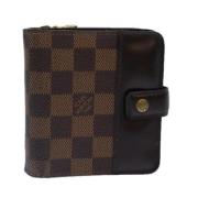 Pre-owned Canvas wallets Louis Vuitton Vintage , Brown , Dames