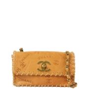 Pre-owned Fabric chanel-bags Chanel Vintage , Beige , Dames