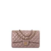 Pre-owned Leather chanel-bags Chanel Vintage , Pink , Dames