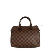 Pre-owned Canvas handbags Louis Vuitton Vintage , Brown , Dames