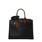 Pre-owned Leather louis-vuitton-bags Louis Vuitton Vintage , Black , D...