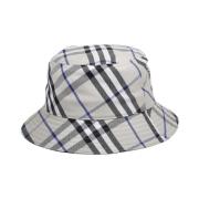 Bias Check Bucket Hat Burberry , Multicolor , Dames